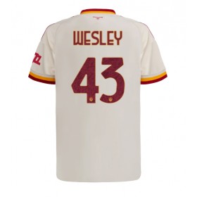 AS Roma Wesley Franca #43 Borta Kläder 2026-27 Kortärmad